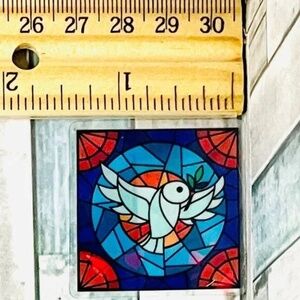 🌀10/$10🌀 Holographic Mosaic Window Reusable Sticker Decal